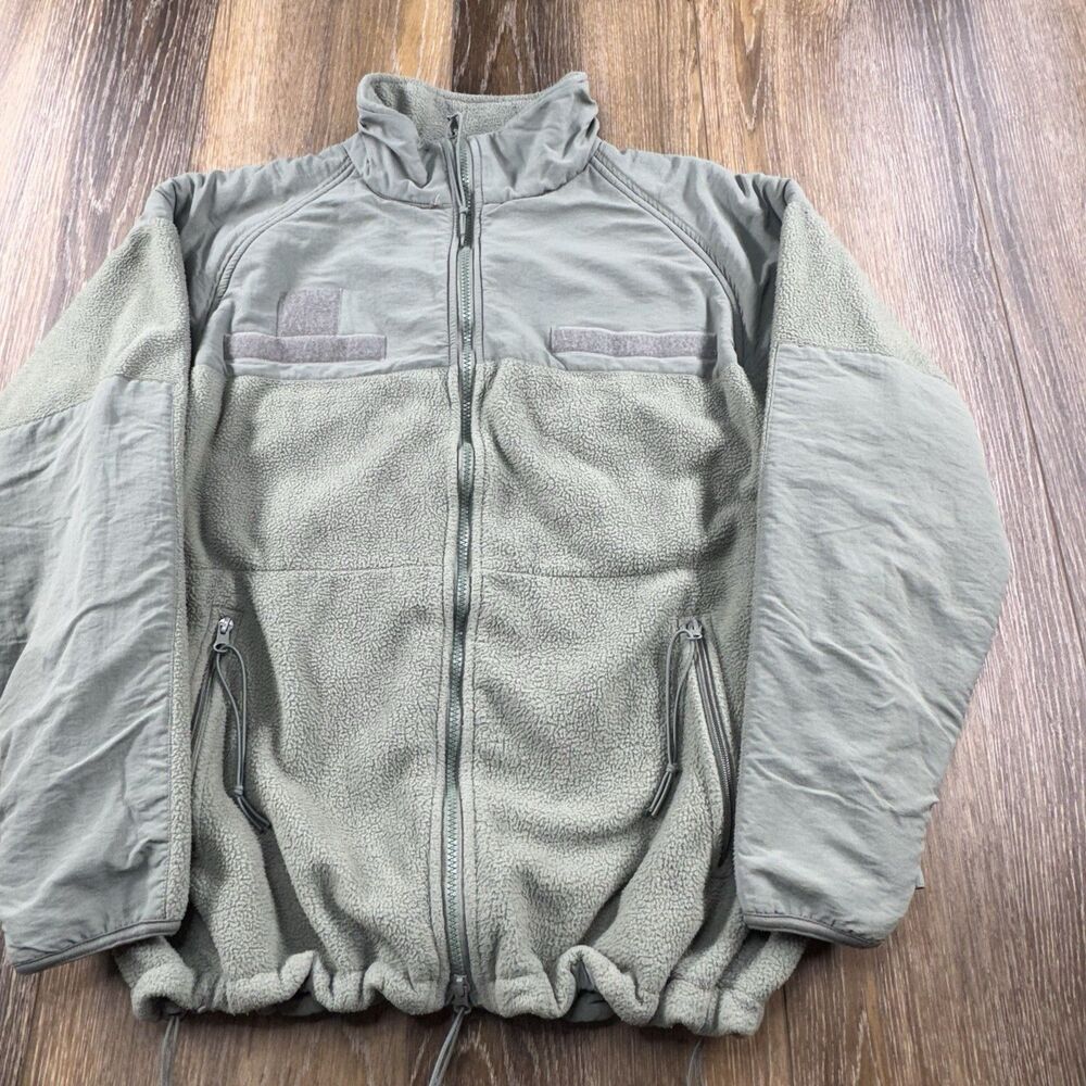 USGI Gen III ECWCS Level 3 Fleece Jacket Mens L Foliage Green Peckham Tactical